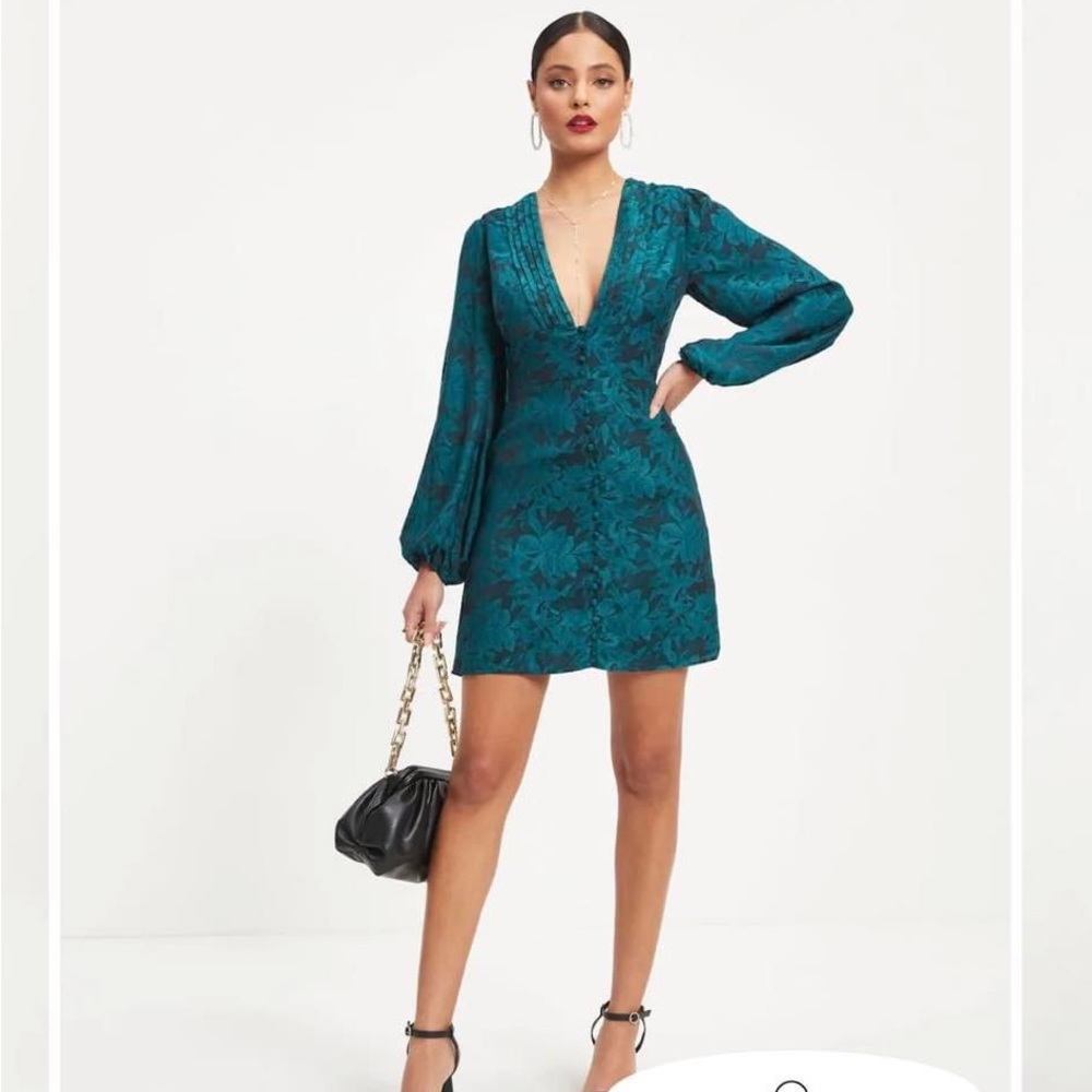 Vici floral mini dress